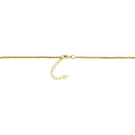 Adelia's Kordelkette Unisex Edelstahl Gold 55 cm