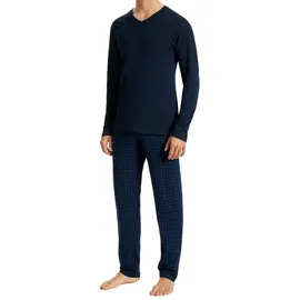 SCHIESSER Herren Schlafanzug Uncover by Schiesser (2 tlg) blau 52