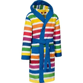 Erwin Müller Kinder-Bademantel mit Kapuze in bunt | Gr.: 86/92