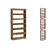 vidaXL Bücherregal Altholz Engineered Wood 100 x 30 x 198 cm