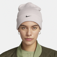 Nike Peak Standard Metallic-Beanie mit Swoosh und Bündchen - Lila, EINHEITSGRÖSSE