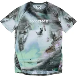NNormal Herren Race T-Shirt Nature AI Print bunt