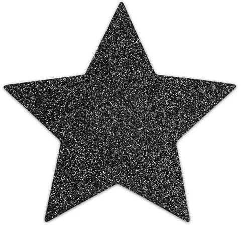 BIJOUX - INDISCRETS SCHWARZE STAR-FLASH-NIPPELKAPPEN