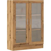vidaXL Bücherschrank Holzwerkstoff 82,5x30,5x115 cm Braun