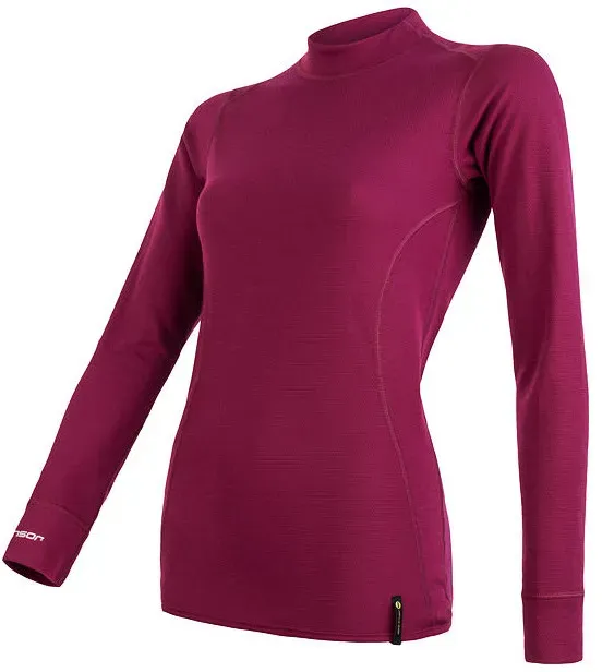Damen-Funktionsshirt Sensor Double Face Langarm Größe: M /  lila