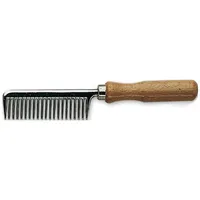 ELDORADO Mähnenkamm mit Holzgriff - Holz/Metall