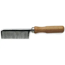 ELDORADO Mähnenkamm mit Holzgriff - Holz/Metall