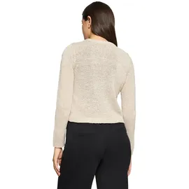 Betty Barclay Strickjacke mit aufgesetzten Taschen Grau Beige 42