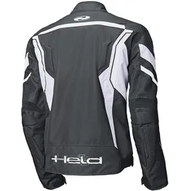 Held Baxley Top wasserdichte Motorradjacke Schwarz/Weiß S