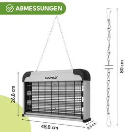 krumad Insektenvernichter Elektrisch 30W 300 m2