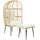 Outsunny Eiersessel Gartensessel 65 x 76 x 147 cm beige 1 St.