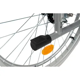 FabaCare Rollstuhl D200 Leichtgewichtrollstuhl faltbar grau/schwarz