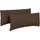 sit&more Polsterauflage 65 x 25 x 10 cm braun 2-tlg.