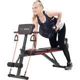 CITYSPORTS CITYSPORTS-Verstellbare-Multifunktions-Klapp-Hantelbank-verstellbaren-Trainingsgurten