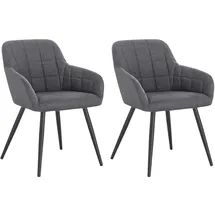 Woltu BH107dgr-2 Restaurant- - Esszimmerstuhl