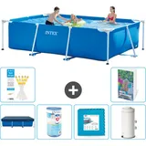 Rechteckiger Frame Pool - 300x200x75 Cm - 7-teilig  S80