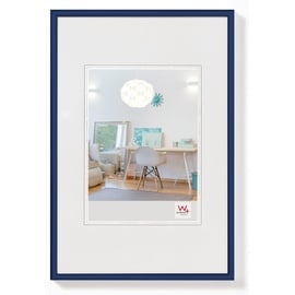 walther + design walther design Bilderrahmen blau 50 x 70 cm New Lifestyle Kunststoffrahmen KV070L