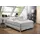 Home Affaire Boxspringbett HOME AFFAIRE "Salo", grau (hellgrau), B:126cm L:206cm, Komplettbetten, Boxspringbett, Ohne Kopfteil, inkl. Topper, auch in Überlänge 220 cm