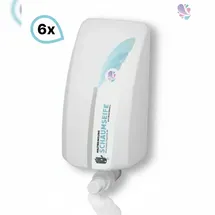 Blanc HYGIENIC Schaumseife antibakteriell Lavela, 6x1-Liter Kartuschen 15.000 Anwendungen je SET