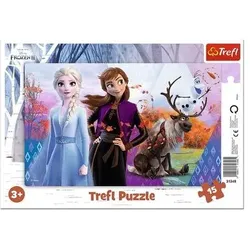 TREFL 31348 Rahmen-Puzzle 15 Teile - Disney Frozen