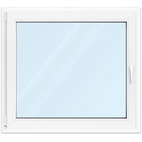 Fenster 100x90 cm, Kunststoff Profil aluplast IDEAL® 4000, Weiß, 1000x900 mm, einteilig festverglast, 2-fach Verglasung, individuell konfigurieren