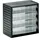 TRESTON Kleinteilemagazin Stahl 310x180x290 mm grau 4 Schubladen