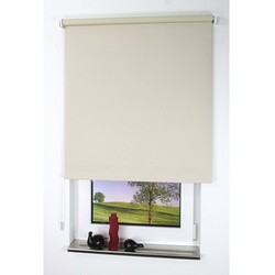 LIEDECO Seitenzug-Rollo, cremefarben, Polyester - braun