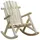 Outsunny Schaukelstuhl 66 x 96 x 98 cm natur 1 St.
