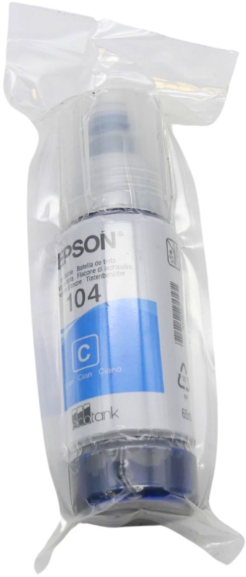 Original Epson Tinten Patrone 104 cyan für EcoTank 2710 2711 2720 2726 4700 B...