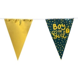 Boland Girlande Boy or Girl Wimpelkette 6 m