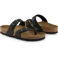 Birkenstock Mayari Birko-Flor Sandalen, Schwarz