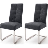 MCA Furniture Esszimmerstuhl Salva Schwingstuhl 1 Set 2 St., mit Tonnentaschenfederkern, belastbar bis max. 120 kg