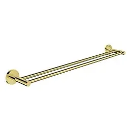 Grohe Essentials Doppel-Badetuchhalter 40802GL1 60cm, verdeckte Befestigung, cool sunrise
