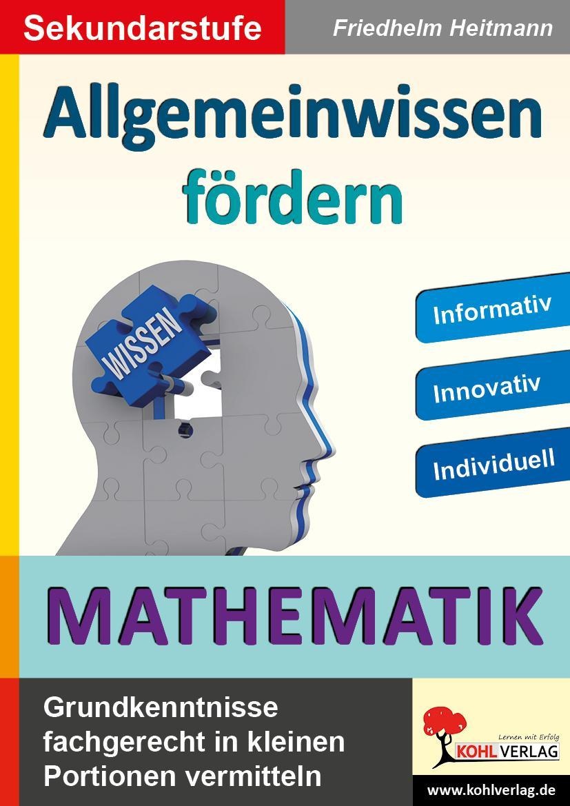 Allgemeinwissen Fördern  Mathematik - Friedhelm Heitmann  Kartoniert (TB)