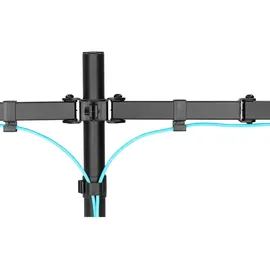 Digitus Universal Dual Monitorhalterung Schwarz