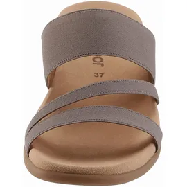 Gabor Pantolette mit atmungsaktivem Lederfutter, Gr. 37 (4,5), grau Schuhe 77533325-37