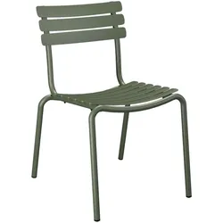 ALUA Outdoor Stuhl ohne Armlehne Olivgrün
