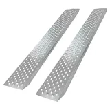 180 cm 400 kg starr Stahl profiliert silber 2 St.