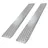 180 cm 400 kg starr Stahl profiliert silber 2 St.