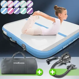 Vendomnia TRACK Matte - aufblasbar, Tumbling Gymnastikmatte, Turnmatte, Trainingsmatte, Fitnessmatte