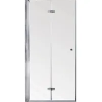 Sanotechnik Falttür Duet Anschlag Links 95 cm x 195 cm Klarglas