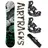 Airtracks Herren Snowboard Set Freeride Freestyle - Steezy Hybrid Rocker Wide Snowboard 160 - Softbindung Master L - SB Bag