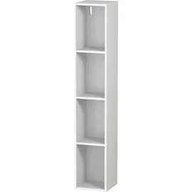 Duravit L-Cube Regalelement vertikal, Weiß Matt