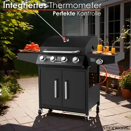 Steinborg Gasgrill SB-8180 schwarz