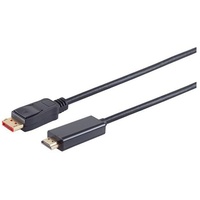 ShiverPeaks S/CONN Displayportkabel-Mini1.4 DP.St.- HDMI St.3m