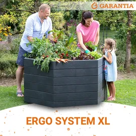 GARANTIA Ergo XL Stone 145 x 25 x 25 cm Grau