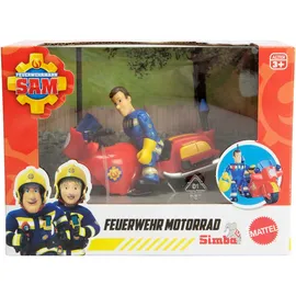 Simba Feuerwehrmann Sam Feuerwehr Motorrad mit Figur
