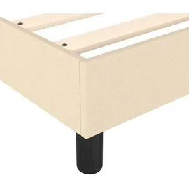 vidaXL Boxspringbett 90 x 190 cm Creme