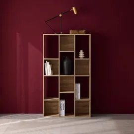 sweeek Pieter Bücherregal 3 Regale 12 Fächer