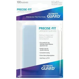 Ultimate Guard Precise-Fit Sleeves Japanische Größe Transparent